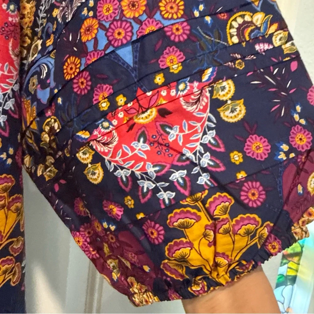 Talbots Multicolor Floral Blouse - Picture 5 of 10
